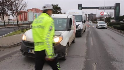 Kış lastiği denetimleri sürüyor