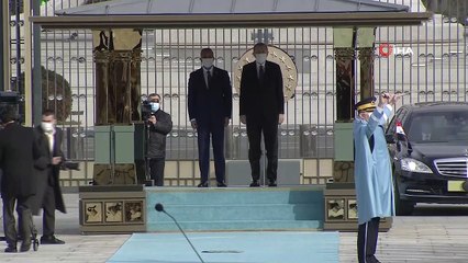 Cumhurbaşkanı Erdoğan, Irak Başbakanı Kazımi’yi karşıladı