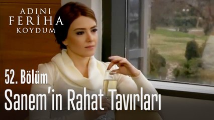 Sanem'in rahat tavırları göze battı - Adını Feriha Koydum 52. Bölüm