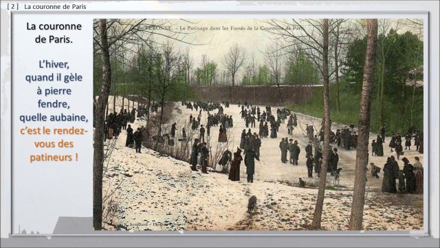 133 - PERONNE, BALADE DANS LE TEMPS, Les pieds dans la neige, de la couronne de Paris au Quinconce.