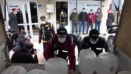 Bursa’da 1 ton daha sahte içki ele geçirildi