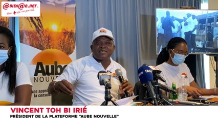 Ministère de la réconciliation nationale: Ce que pense Vincent Toh Bi Irié, président de la plateforme "Aube Nouvelle"