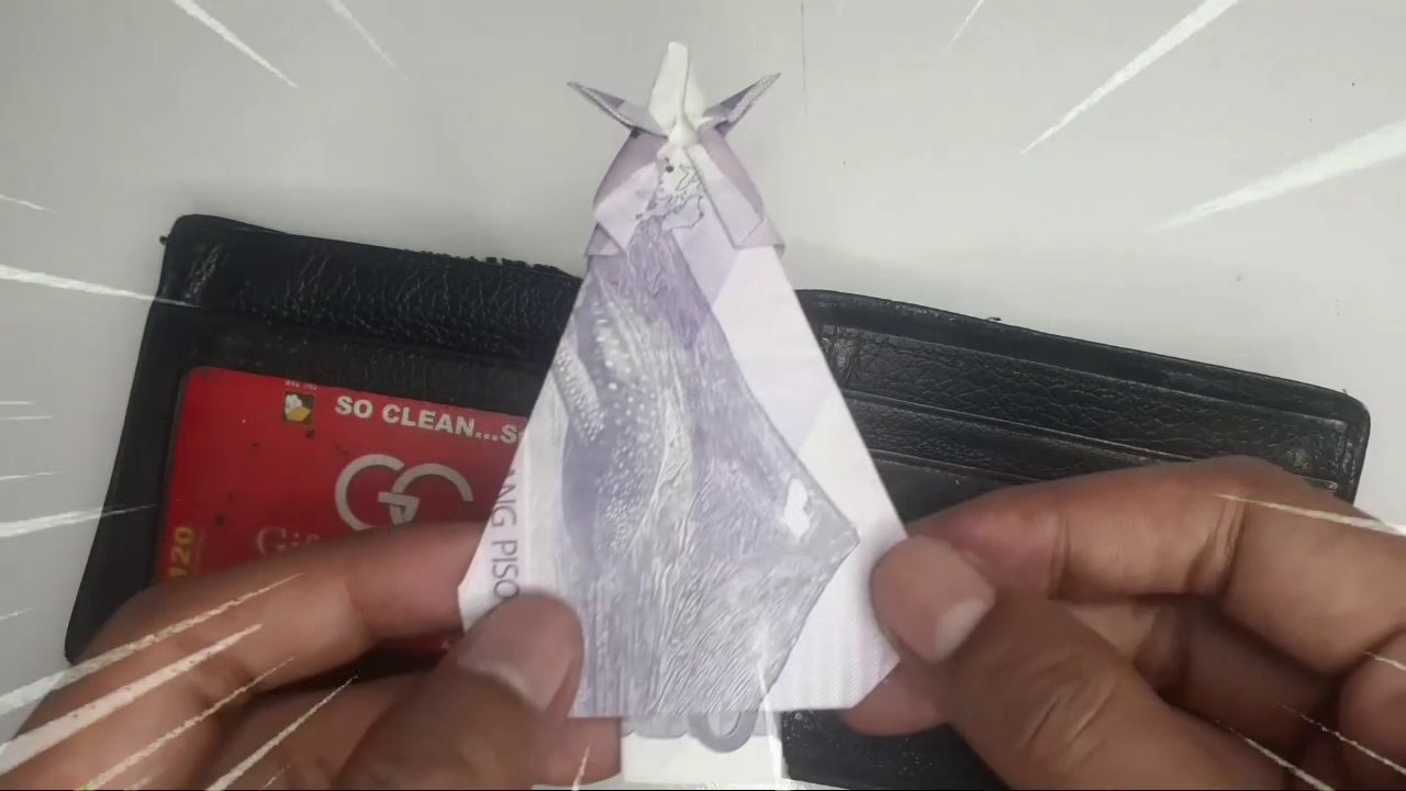 Money Christmas Tree Origami Tutorial