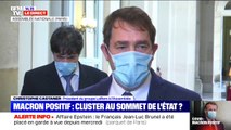 Christophe Castaner n'est pas cas contact et précise qu'Emmanuel Macron 