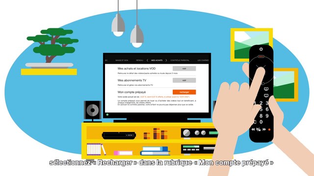 Je recharge mon compte prépayé VOD - Orange