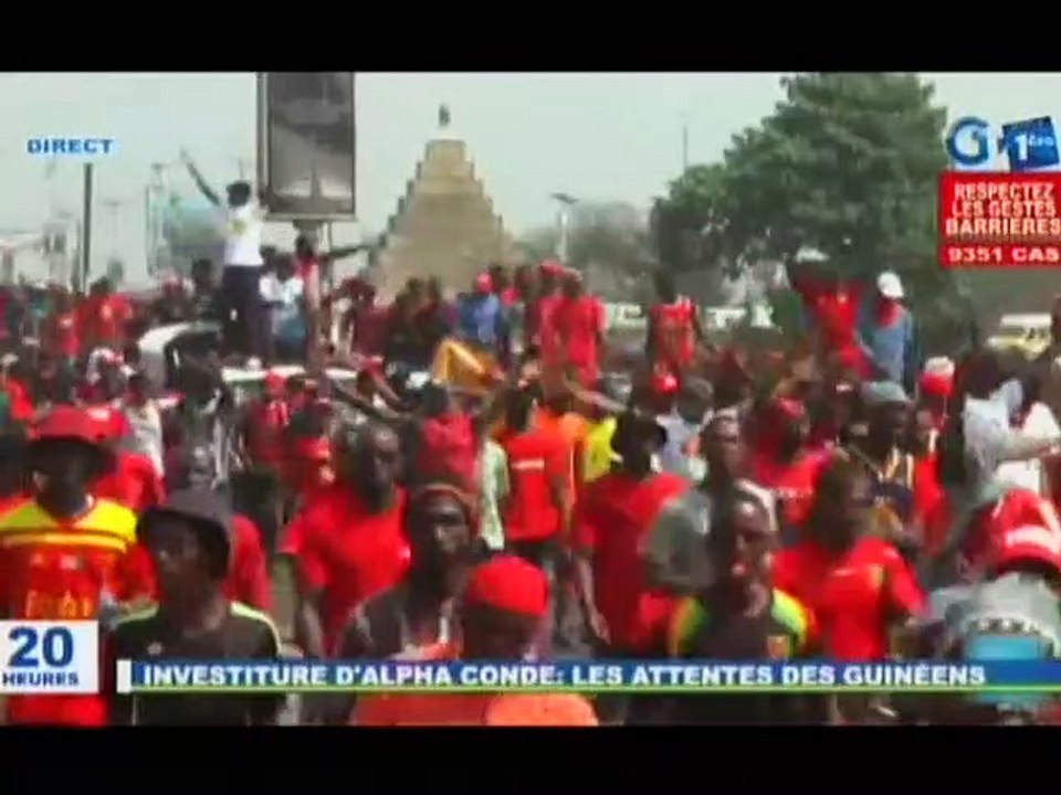 RTG / Investiture du président Alpha Condé - Les attentes des Guinéens