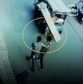Caught On Camera: Pillar Falls On Pedestrian In Bharatpur, Rajasthan