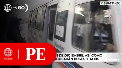 ATU supervisa que se cumplan los protocolos en transporte público | Primera Edición