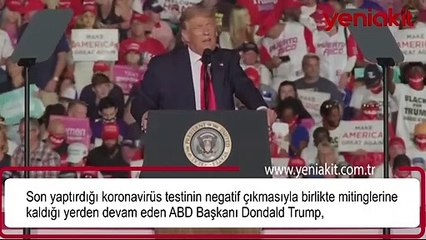 Test sonucunu öğrenen Trump'tan olay çıkış: Herkesi öpeceğim