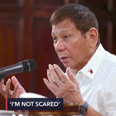 Duterte says he's not scared of International Criminal Court