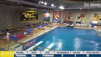 Campeonato de España de Invierno Absoluto de Saltos - Preliminar Plataforma Femenina