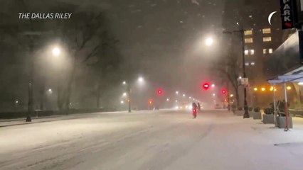 Noreste de EEUU bajo nieve