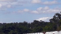 Boeing 777-300ER PT-MUB na aproximação final antes de pousar em Manaus vindo de Guarulhos