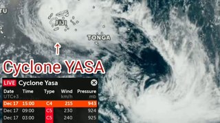 Cyclone YASA, 17/12/2020. (16/12-8pm to 17/12-8pm).