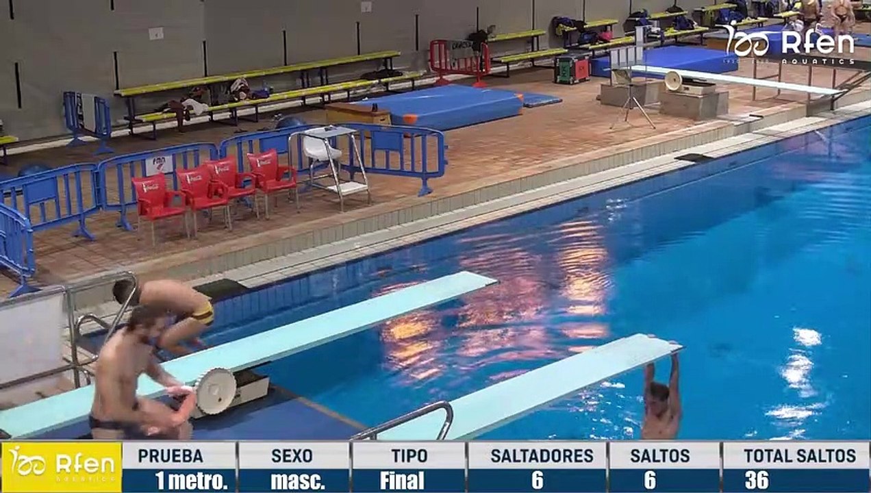 Campeonato de España de Invierno Absoluto de Saltos Final 1 metro masculino