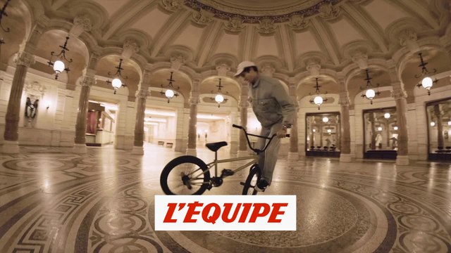 De nuit, Matthias Dandois un Paris désertique - Adrénaline - BMX