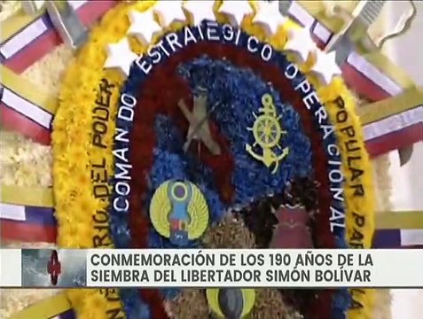Gobierno Nacional rinde tributo al Libertador con el compromiso de consolidar la independencia