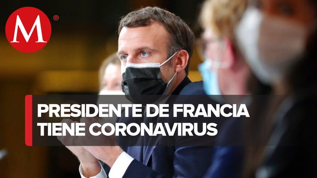 Emmanuel Macron, presidente de Francia, tiene covid-19