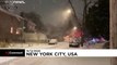New York City hit as snow blankets north-east parts of United States