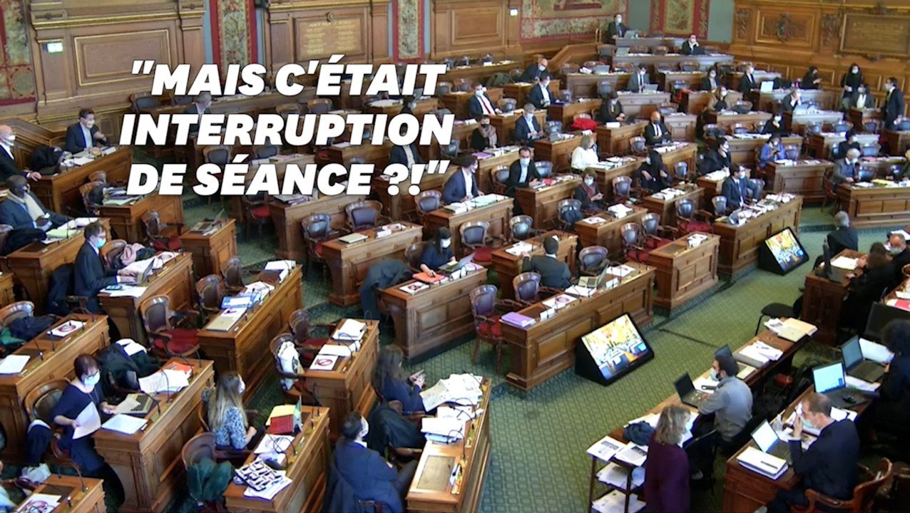 Au conseil de Paris, cette petite gaffe a de quoi faire sourire