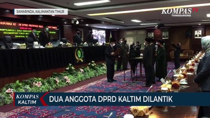 Dua Anggota DPRD Kaltim Dilantik