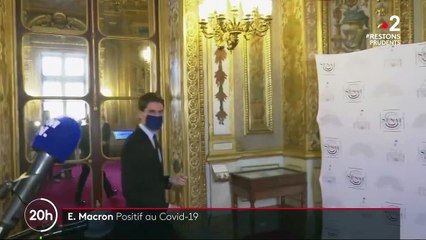 Covid-19 : Emmanuel Macron testé positif, son agenda chamboulé
