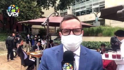 Leopoldo López realizó un compartir con más de 30 niños en Bogotá