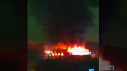 동탄산업단지 문구류 제조 공장에 불...진화 중 / YTN