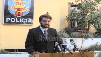 Ministria e Rendit konference per incidentet ne zgjedhjet e balotazhit - (15 Tetor 2000)
