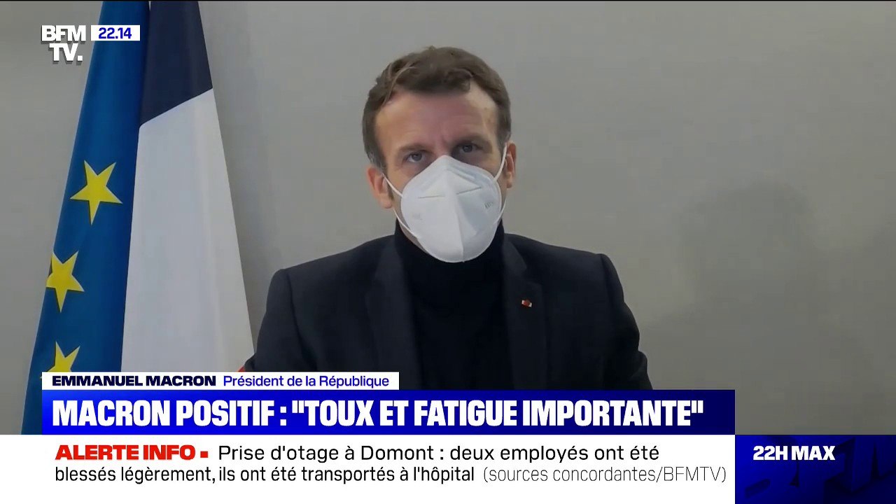 Emmanuel Macron positif au Covid-19: le président restera à l'isolement pendant 7 jours