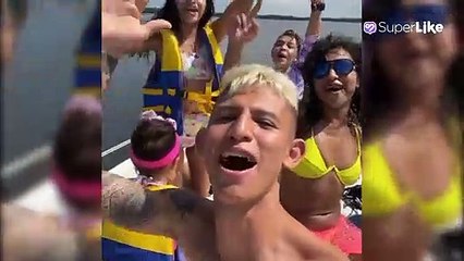 Dani Duque viaja con la Liendra y aumentan los rumores de un romance