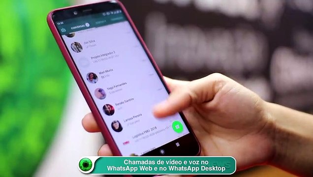 Chamadas de vídeo e voz no WhatsApp Web e no WhatsApp