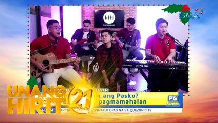 Unang Hirit: Friday Christmas kantahan with Magnus Haven!
