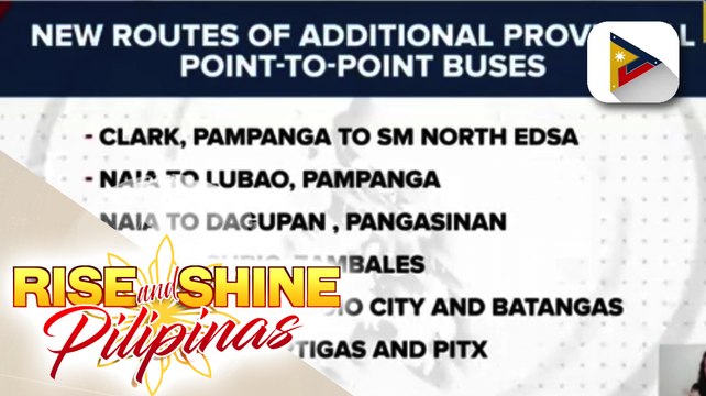 Dagdag P2P routes ng mga bus biyaheng probinsya bubuksan simula ika-21 ng Disyembre