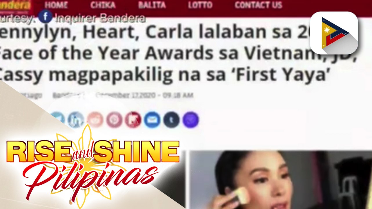 TALK BIZ: Carla Abellana, Heart Evangelista at Jennylyn Mercado nominado sa Face of the Year Awards sa Vietnam