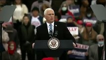 Pence says 'We've all got doubts about the last election' but encourages Georgia Republicans to vote
