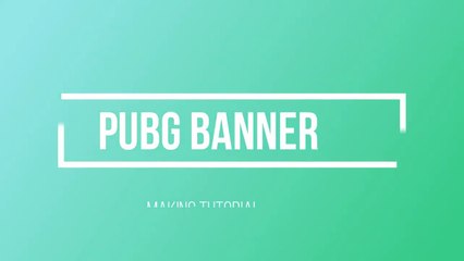 How to make Professional PUBG Banner |_ In 2 Mins |_ Technical Crystal