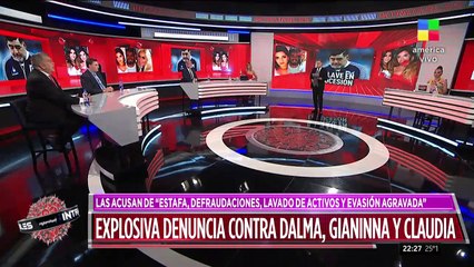 Explosiva denuncia contra Dalma, Gianinna y Claudia