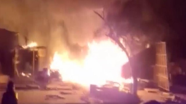 Caught on Cam: Private bus catches fire in Mumbai