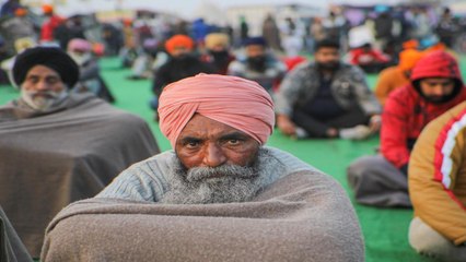 下载视频: Farmers' Protest: Leader said 'we are ready to be martyred'