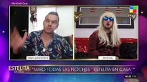 Brian Lanzelotta en la casa de Estelita