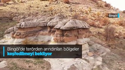 Bingöl'de terörden arındırılan bölgeler keşfedilmeyi bekliyor