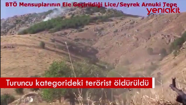 Turuncu kategorideki terörist öldürüldü