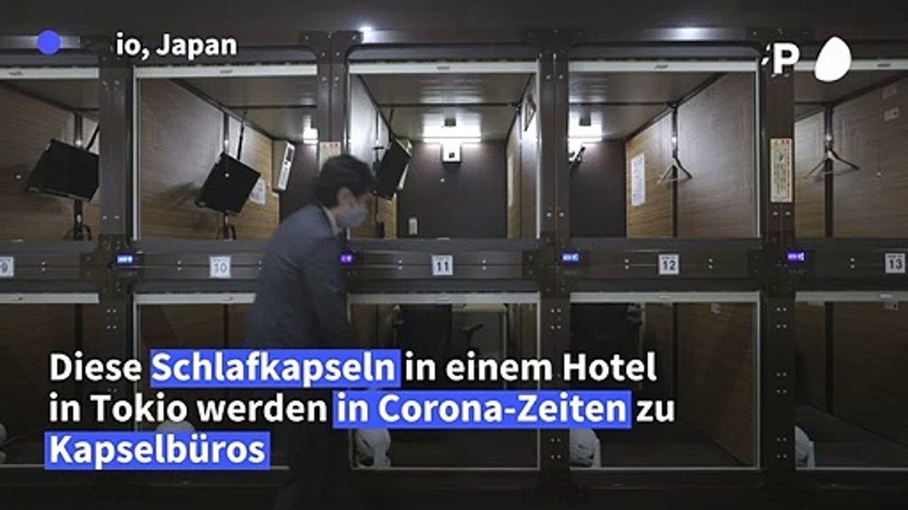 Bürokapsel statt Schlafkapsel - Hotel reagiert auf Corona