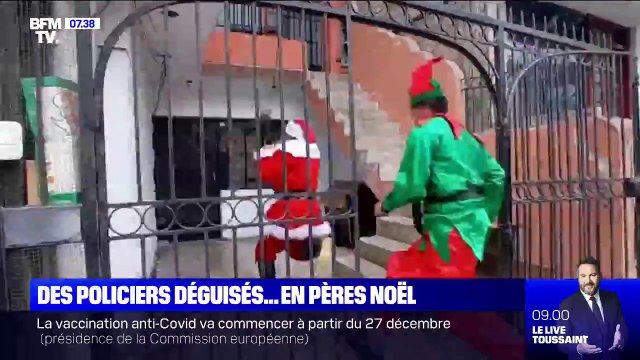 Des policiers déguisés en père Noël et en lutin arrêtent un trafiquant de drogue présumé au Pérou