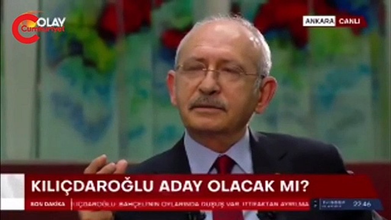 "Cumhurbaşkanı adayı olacak mısınız?" sorusuna Kemal Kılıçdaroğlu canlı yayında yanıt verdi