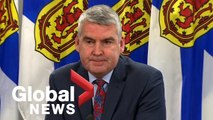 Nova Scotia premier fights back tears while discussing search for crew of missing fishing boat