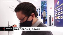 شاهد: إطلاق المتجر الأول من نوعه لبيع أقنعة الوجه غير الجراحية في إسبانيا