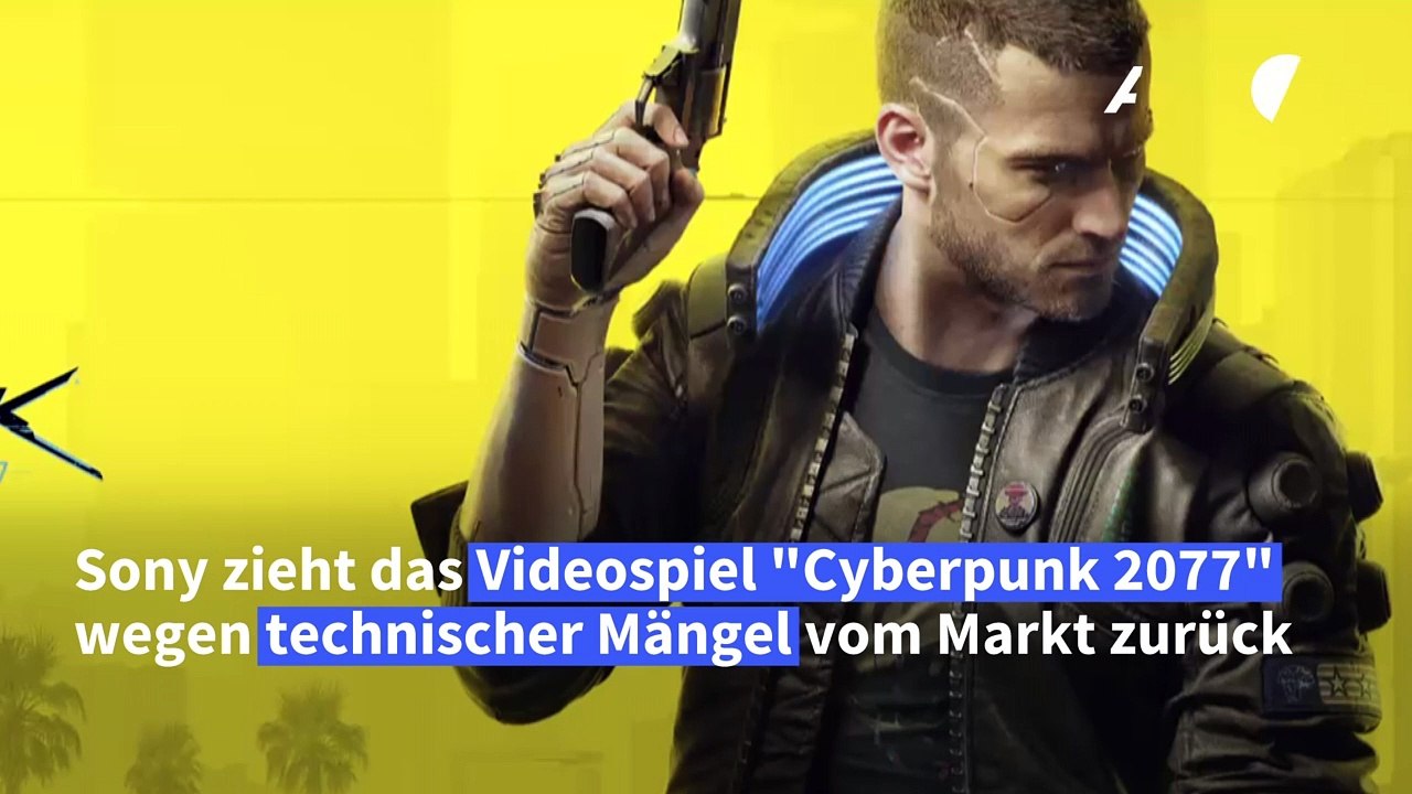Sony zieht 'Cyberpunk 2077' vom Markt zurück