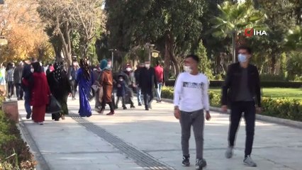 Şanlıurfalılar yağmurdan sonra güneşli havanın tadını çıkardı